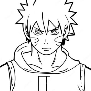 Sasuke Naruto Inkleurblad 76573-19408