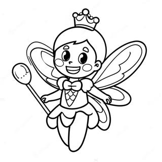 Tandfee Met Magiese Staf Inkleurblad 77115-19821