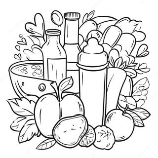 Gesonde Keuses Drogervry Inkleurblad 77372-20020