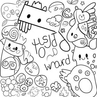 Speelse Vloekwoorde Inkleurblad 77425-20063