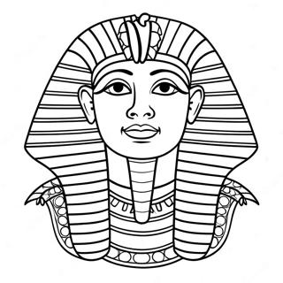 Farao In Koninklike Kleredrag Inkleurblad 77552-20156