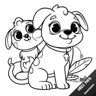 Puppy Dog Pals Inkleurblad 77678-20246