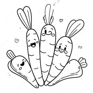 Gelukkige Wortel Familie Inkleurblad 77810 20355