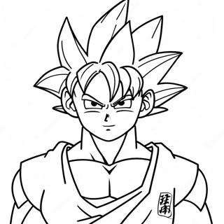 Goku Swart Inkleurblad 77912-20428