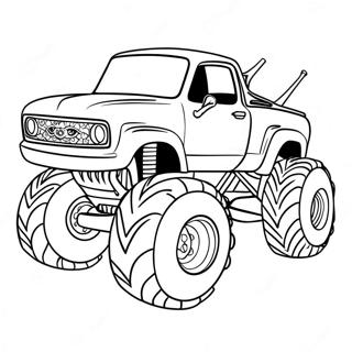 Haai Monster Truck Inkleurbladsye