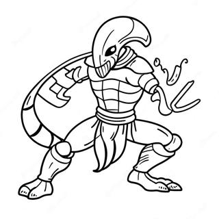 Scorpion In Gevegshouding Inkleurblad 78120-20590