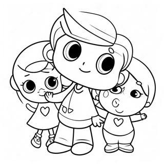 Timmy Turner Met Fairy Godparents Inkleurblad 78377-20790