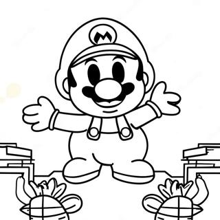 Super Mario Bros Fliek Inkleurbladsye