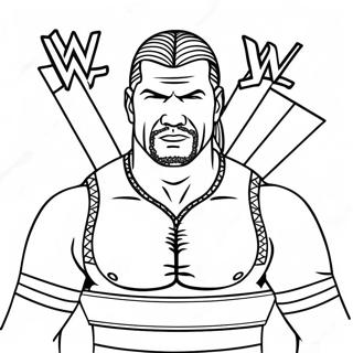 Maklike Wwe Superster Inkleurblad 78507 20893