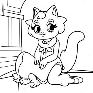 Elegante Shinobu Pose Inkleurblad 78742 21082