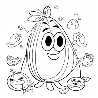 Veggietales Inkleurblad 78970-21245