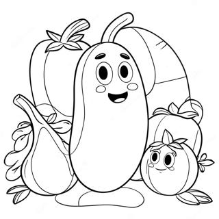 Veggietales Inkleurblad 78970-21246