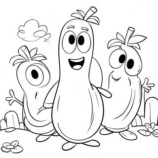 Veggietales Inkleurblad 78970-21248