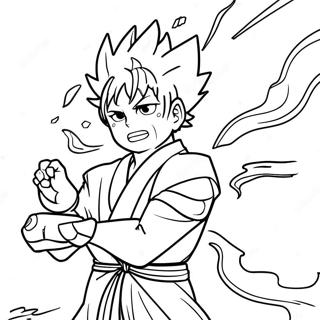 Zenitsu In Donder Asemhouding Inkleurblad 79306-21512