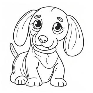 Dachshund Inkleurblad 79356-21547