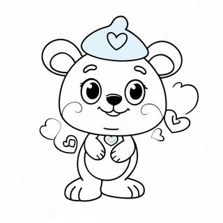 Bluey In N Snaakse Valentyn Kostuum Inkleurblad 79386 21581