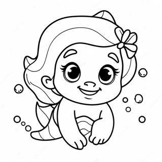 Schattige Baba Ariel Inkleurblad 79563 21712