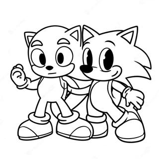 Sonic En Mario Inkleurblad 79820-21893