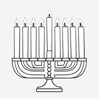 Kleurvolle Menorah Inkleurblad 79924-21979