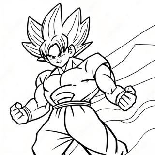 Goku Super Saiyan Transformasie Inkleurblad 8026-2662