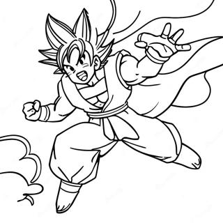 Goku Vlieg Met Nimbus Inkleurblad 8027-2593