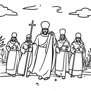 Palmsondag Optog Inkleurblad 80364 22326