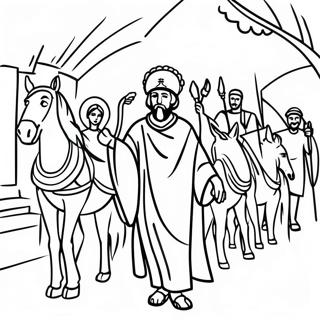 Palmsondag Optog Inkleurblad 80364 22327