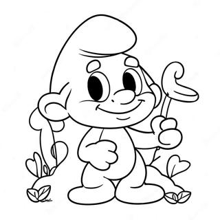 Smurfs Inkleurblad 80591-22496