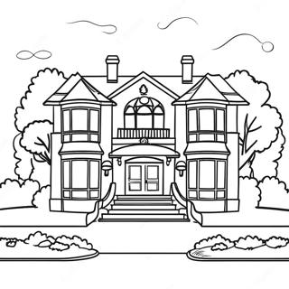 Moderne Landhuis Inkleurblad 80645-22546