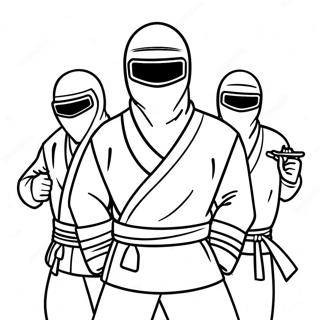 Spioene Ninjas Inkleurblad 80719-22594