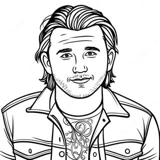 Morgan Wallen Inkleurbladsye