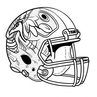 Opwindende Super Bowl 2024 Maskot Inkleurblad 80874-22720