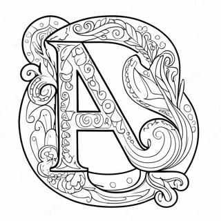 Nautiese Letter N Inkleurblad 81263-23025