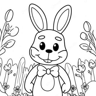 Spring Bonnie Inkleurblad 81338-23075