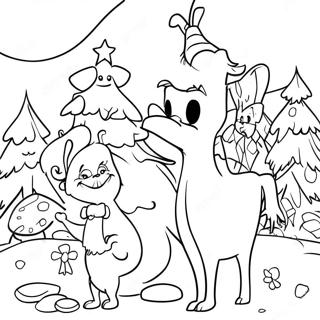 Whoville Kersfeesviering Inkleurblad 81494 23201