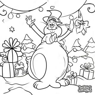 Whoville Kersfeesviering Inkleurblad 81494 23202