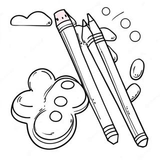 Pret Potlood En Veeer Inkleurblad 81570-23262