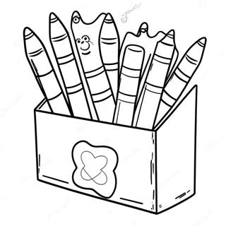 Grappige Kleurpotlood Doos Inkleurblad 81571-23265