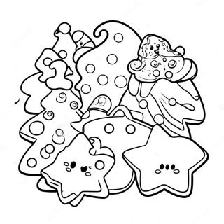 Oulike Kersboom Koekies Inkleurblad 81649 23328