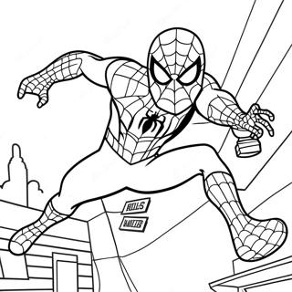 Terugkoms Spiderman Inkleurblad 81672-23335