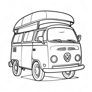 Retro Kampeerbus Inkleurblad 82011-23611