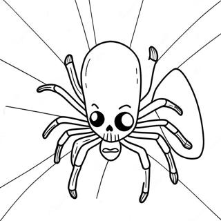 Halloween Spinnekop Inkleurblad 82161 23744