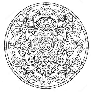 Spirituale Mandala Inkleurblad 82212-23782