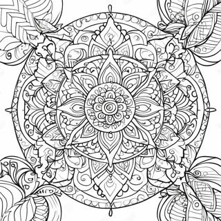 Spirituale Mandala Inkleurblad 82212-23783