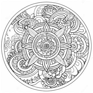 Spirituale Mandala Inkleurblad 82212-23784