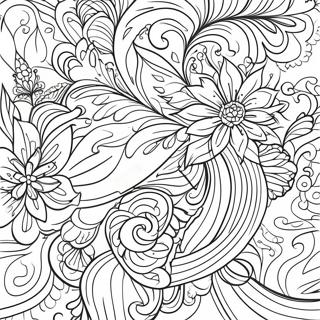 Elegante Fineer Houtkorrel Inkleurblad 82343 23895