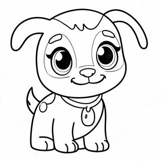 Schattige Lps Hond Inkleurblad 82421-23955