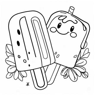 Popsicle Inkleurbladsye