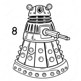 Speelse Dalek Inkleurblad 82703-24179