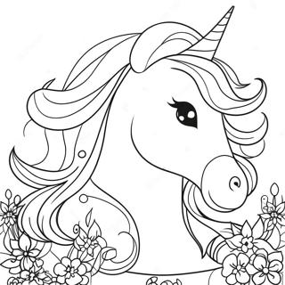 Unicorn Prinses Inkleurblad 82881-24302